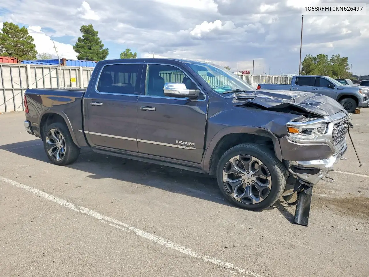 2019 Ram 1500 Limited VIN: 1C6SRFHT0KN626497 Lot: 61637216