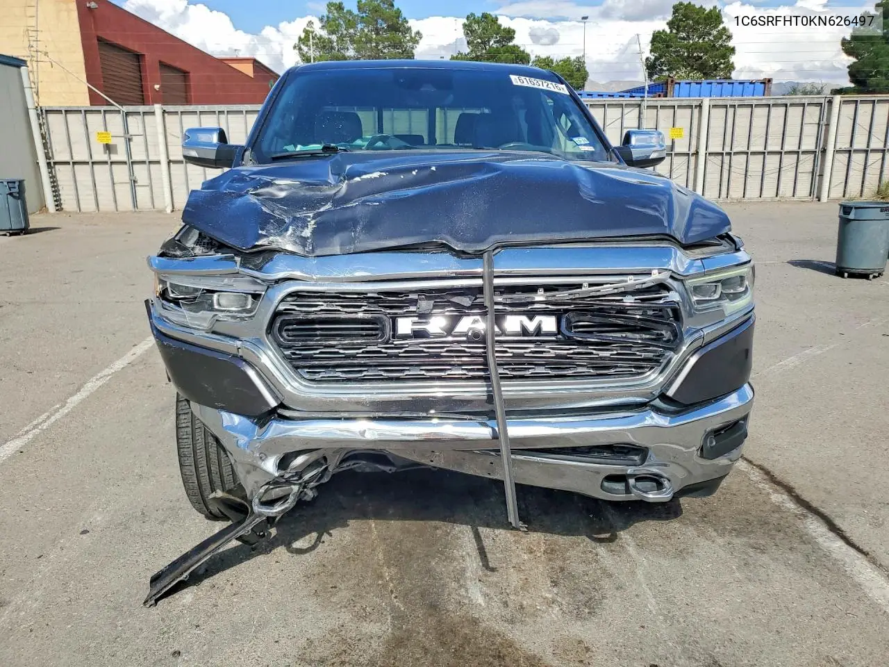 2019 Ram 1500 Limited VIN: 1C6SRFHT0KN626497 Lot: 61637216