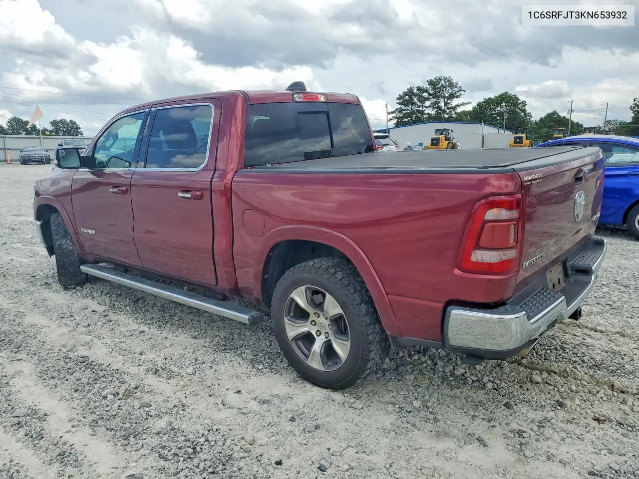 2019 Ram 1500 Laramie VIN: 1C6SRFJT3KN653932 Lot: 61668606