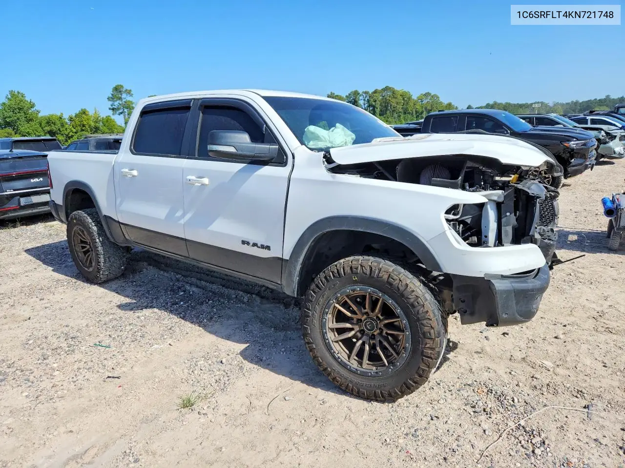 2019 Ram 1500 Rebel VIN: 1C6SRFLT4KN721748 Lot: 61864796
