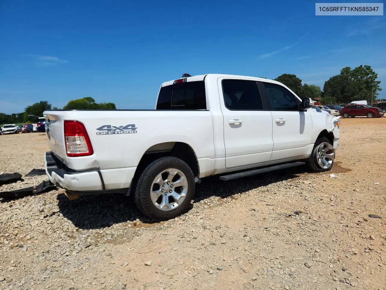 2019 Ram 1500 Big Horn/Lone Star VIN: 1C6SRFFT1KN585347 Lot: 61875456