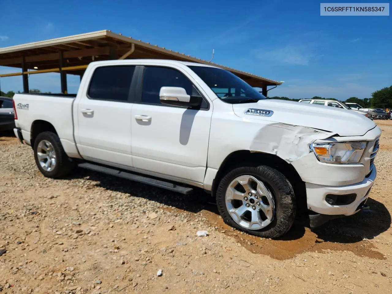 2019 Ram 1500 Big Horn/Lone Star VIN: 1C6SRFFT1KN585347 Lot: 61875456