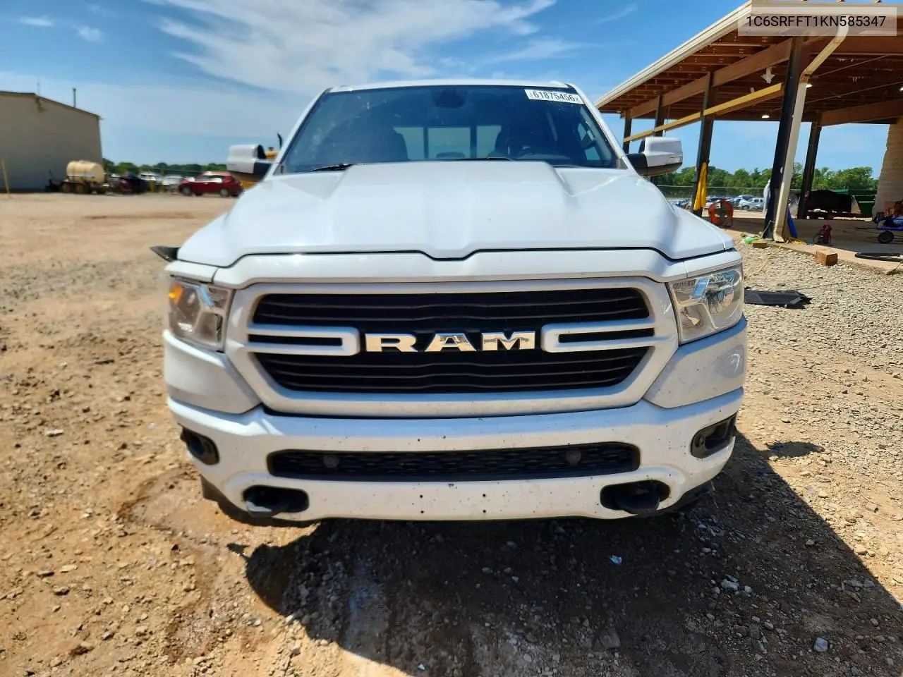 2019 Ram 1500 Big Horn/Lone Star VIN: 1C6SRFFT1KN585347 Lot: 61875456