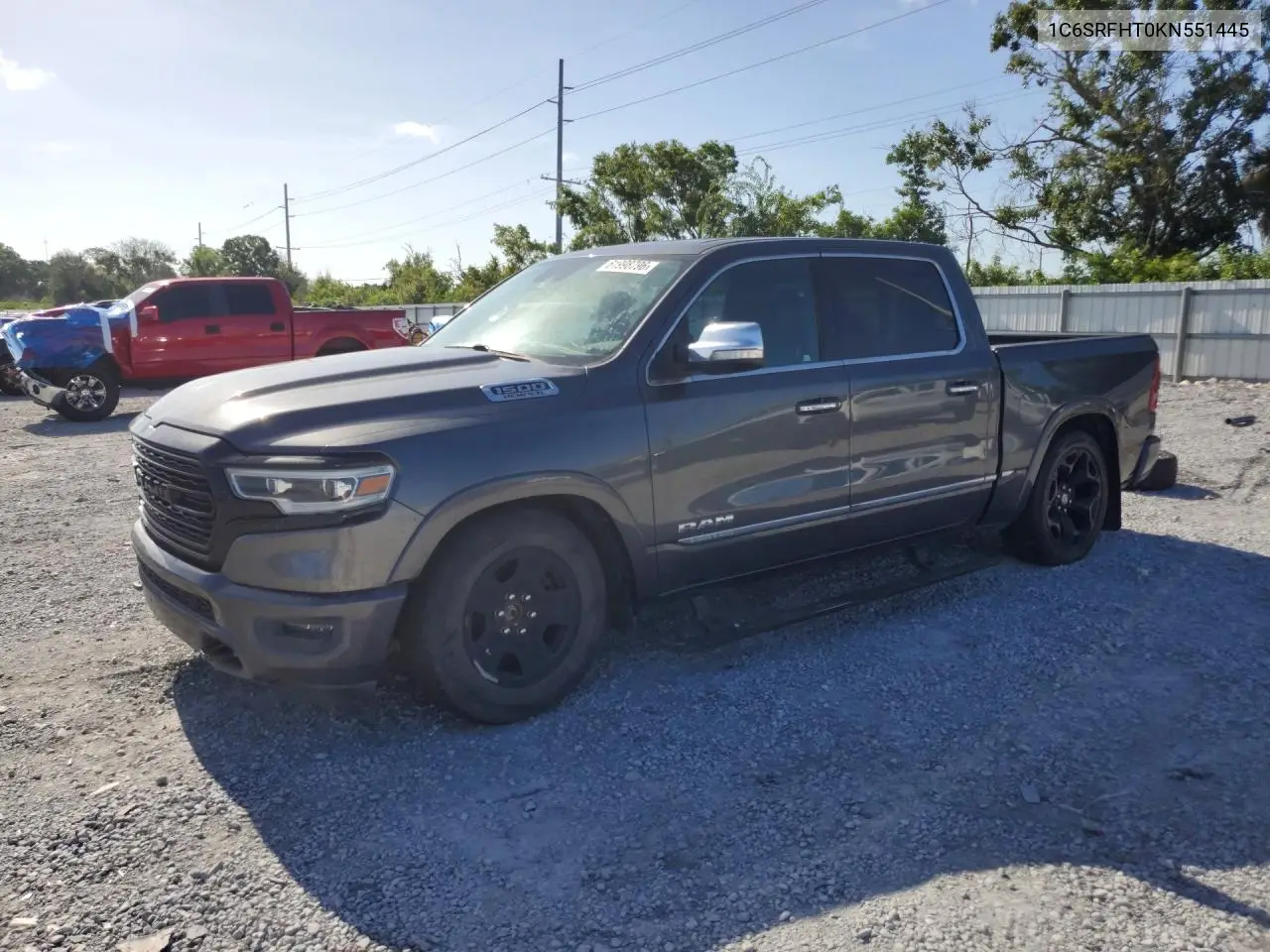 2019 Ram 1500 Limited VIN: 1C6SRFHT0KN551445 Lot: 61998796