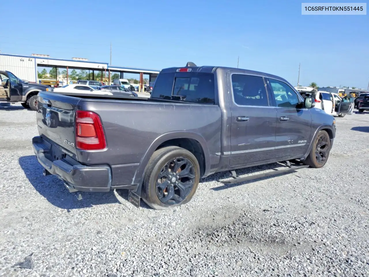 2019 Ram 1500 Limited VIN: 1C6SRFHT0KN551445 Lot: 61998796
