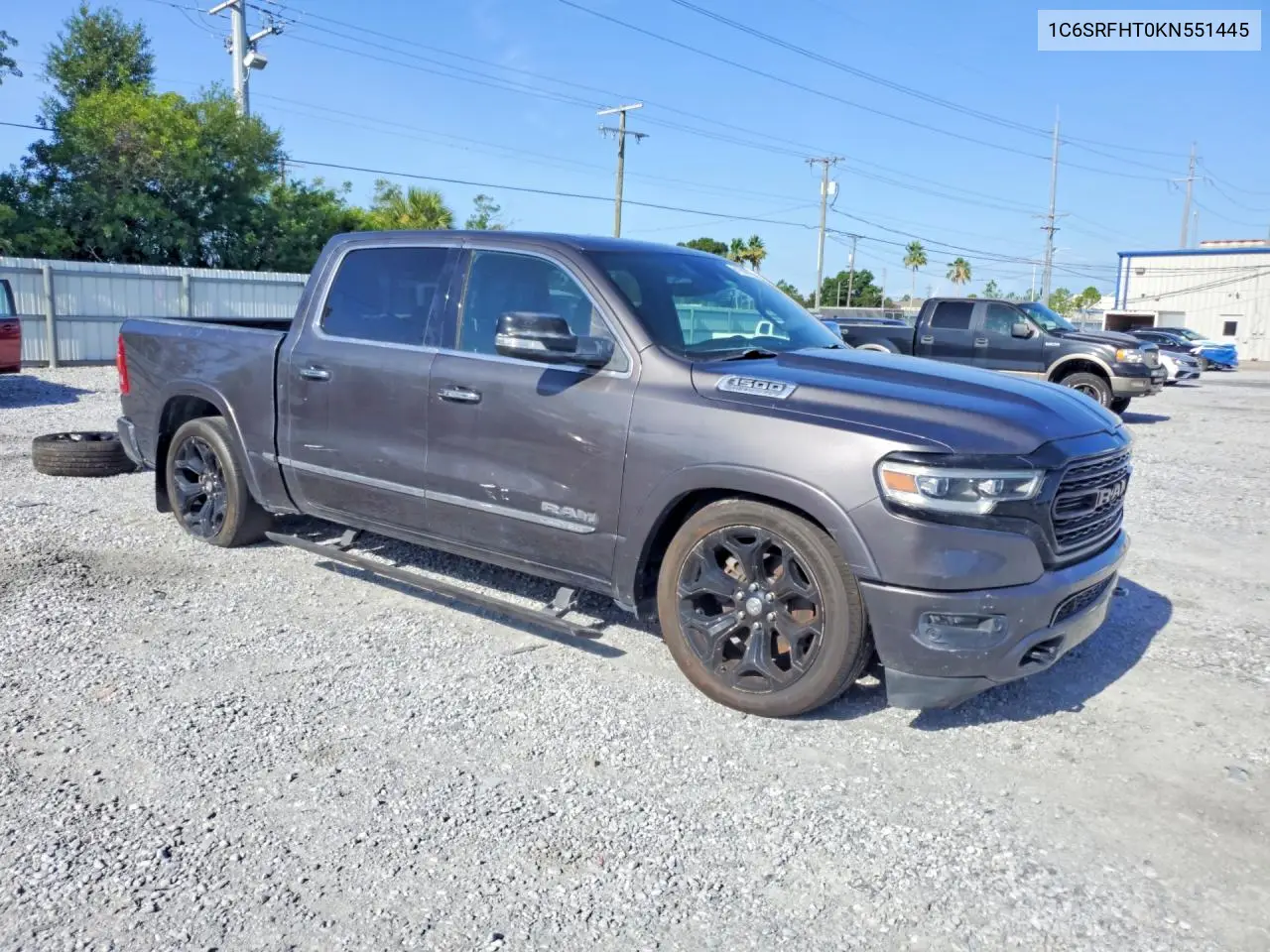 2019 Ram 1500 Limited VIN: 1C6SRFHT0KN551445 Lot: 61998796