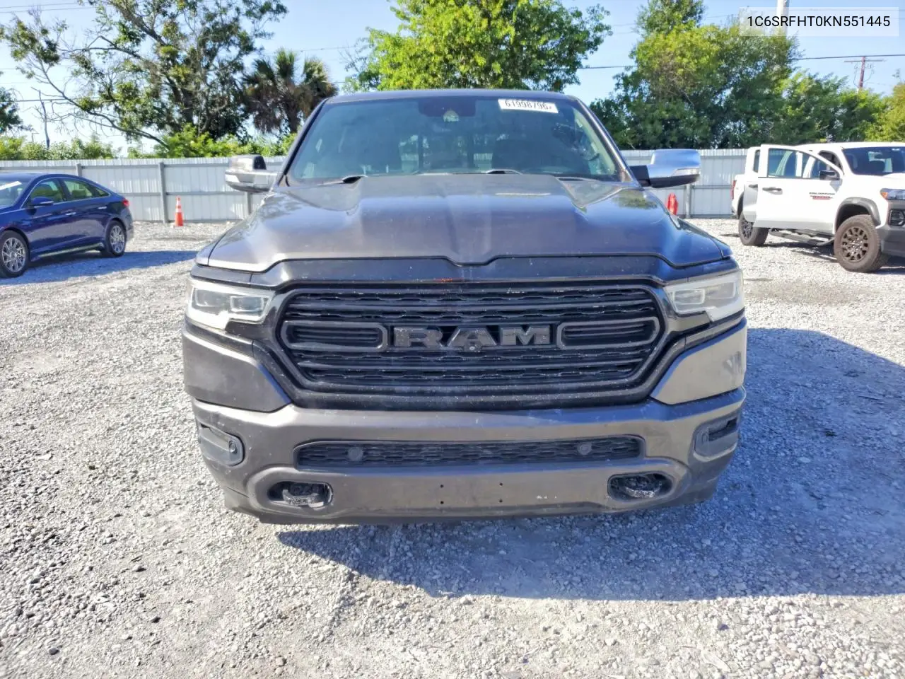 2019 Ram 1500 Limited VIN: 1C6SRFHT0KN551445 Lot: 61998796