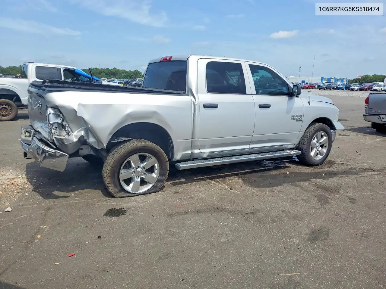 2019 Ram 1500 Classic Tradesman VIN: 1C6RR7KG5KS518474 Lot: 62044666