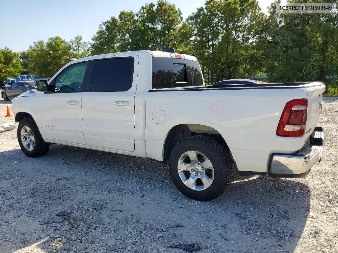 2019 Ram 1500 Big Horn/Lone Star VIN: 1C6RREFT5KN508649 Lot: 62106556