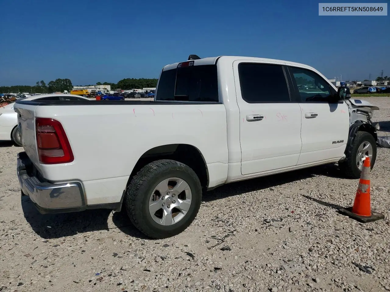 2019 Ram 1500 Big Horn/Lone Star VIN: 1C6RREFT5KN508649 Lot: 62106556