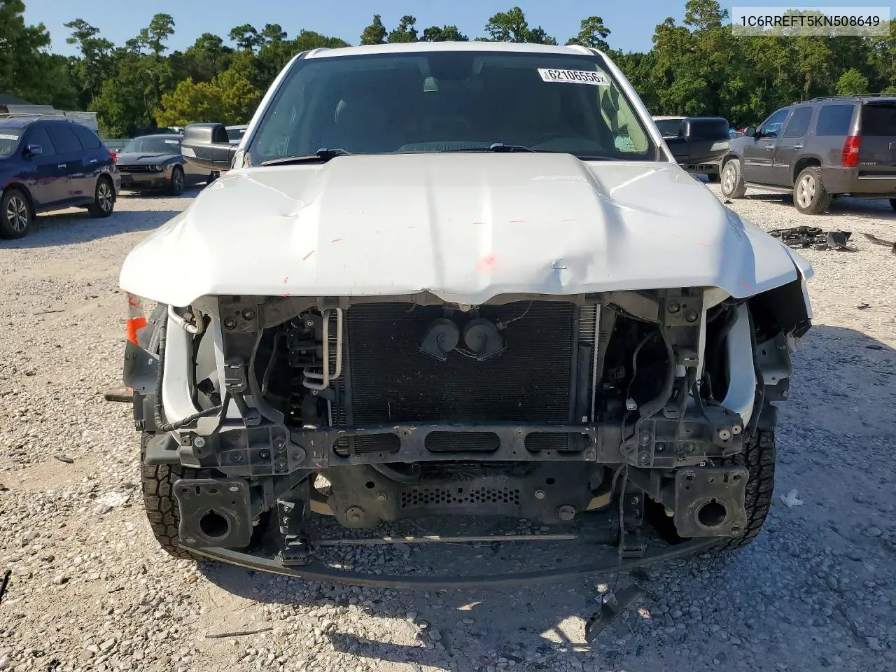 2019 Ram 1500 Big Horn/Lone Star VIN: 1C6RREFT5KN508649 Lot: 62106556