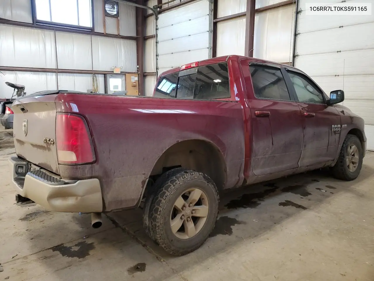 1C6RR7LT0KS591165 2019 Ram 1500 Classic Slt