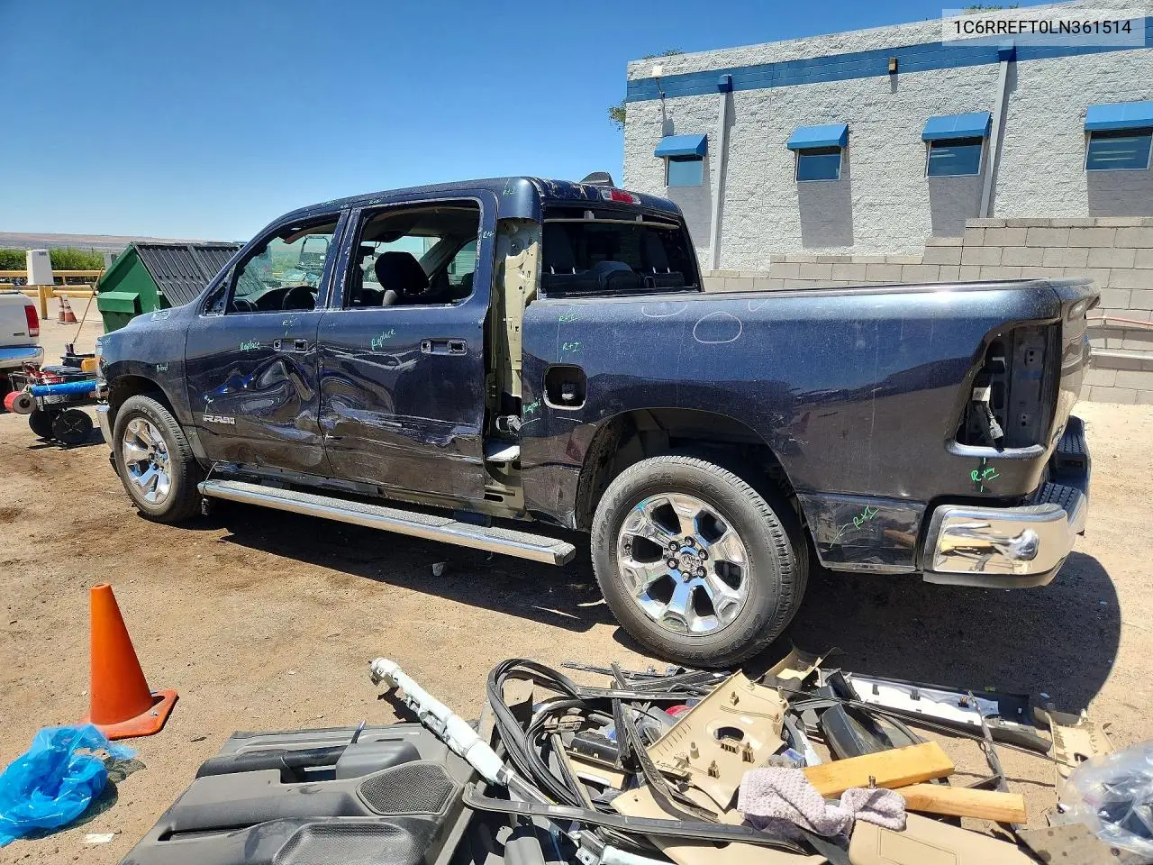 2020 Ram 1500 Big Horn VIN: 1C6RREFT0LN361514 Lot: 56359136