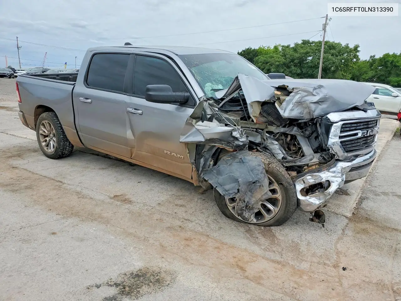 2020 Ram 1500 Big Horn/Lone Star VIN: 1C6SRFFT0LN313390 Lot: 58047776