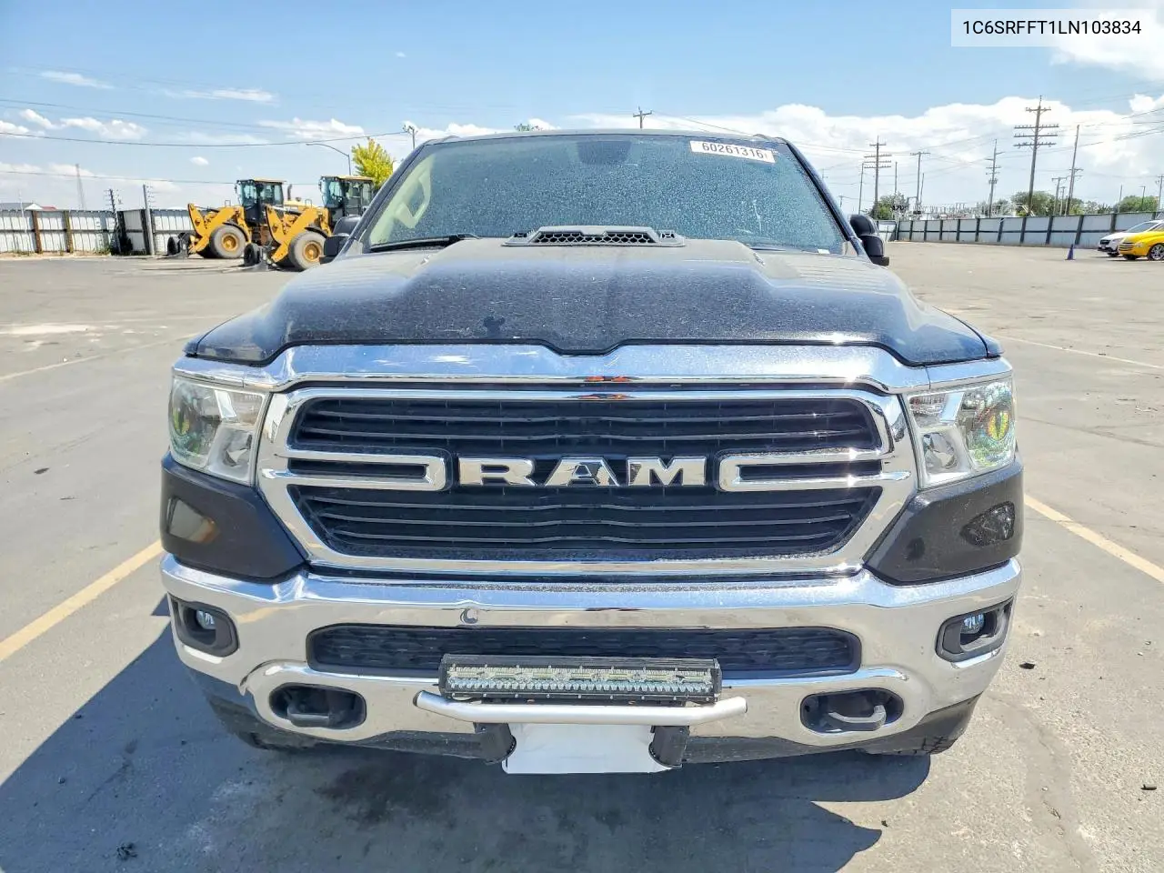 2020 Ram 1500 VIN: 1C6SRFFT1LN103834 Lot: 60261316