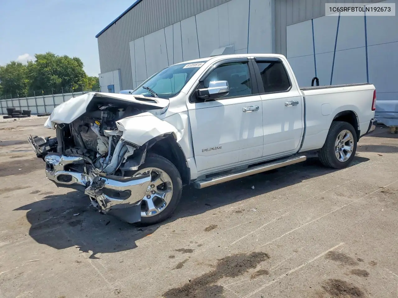 2020 Ram 1500 Big Horn/Lone Star VIN: 1C6SRFBT0LN192673 Lot: 61059916