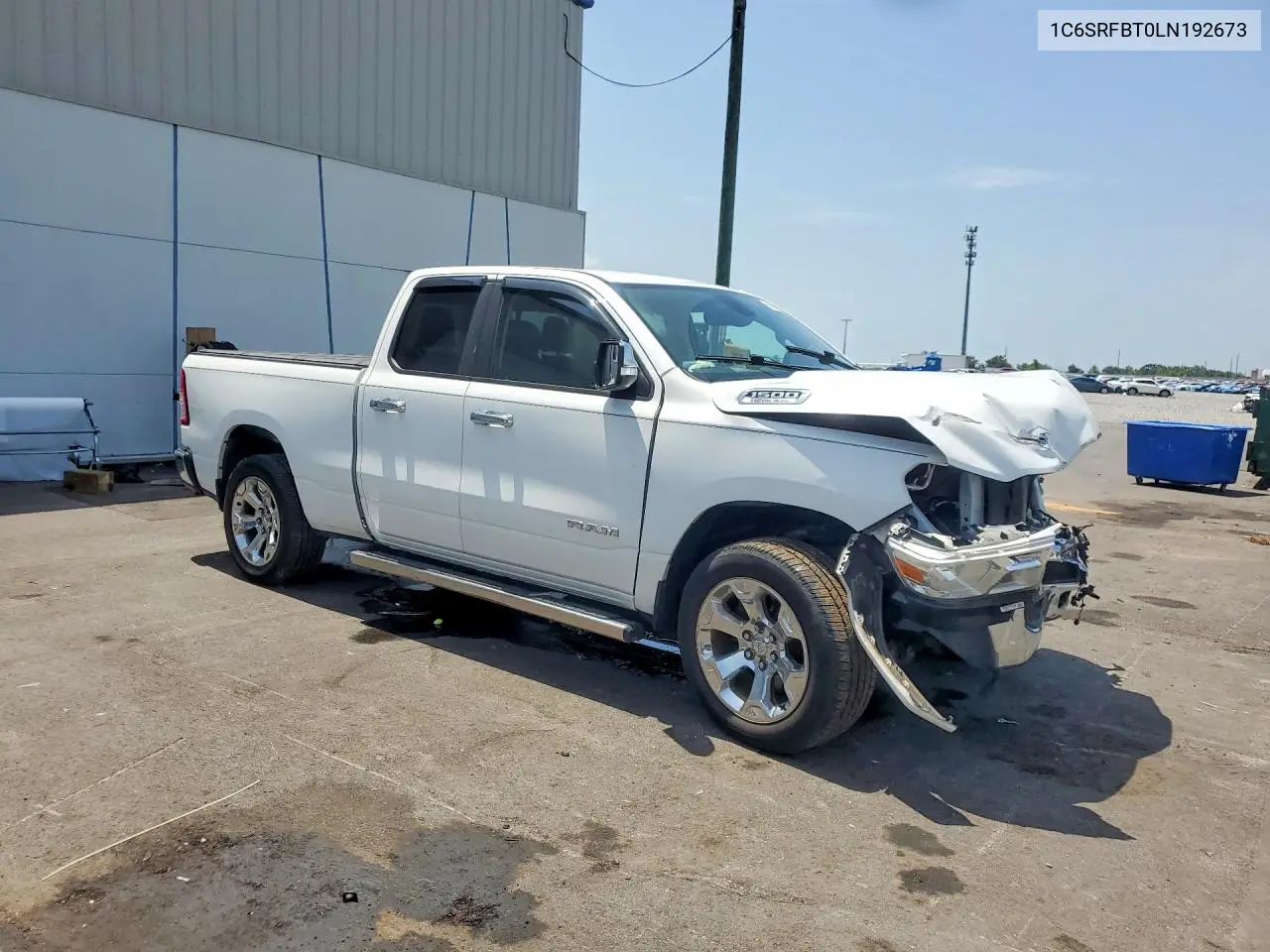 2020 Ram 1500 Big Horn/Lone Star VIN: 1C6SRFBT0LN192673 Lot: 61059916