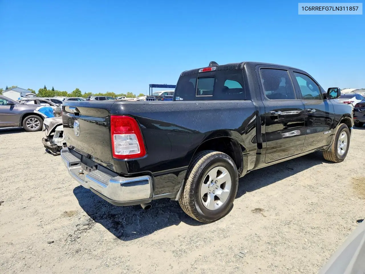 2020 Ram 1500 Big Horn/Lone Star VIN: 1C6RREFG7LN311857 Lot: 61406536