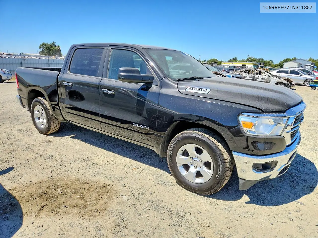 2020 Ram 1500 Big Horn/Lone Star VIN: 1C6RREFG7LN311857 Lot: 61406536