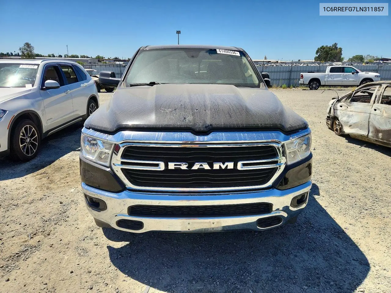 2020 Ram 1500 Big Horn/Lone Star VIN: 1C6RREFG7LN311857 Lot: 61406536