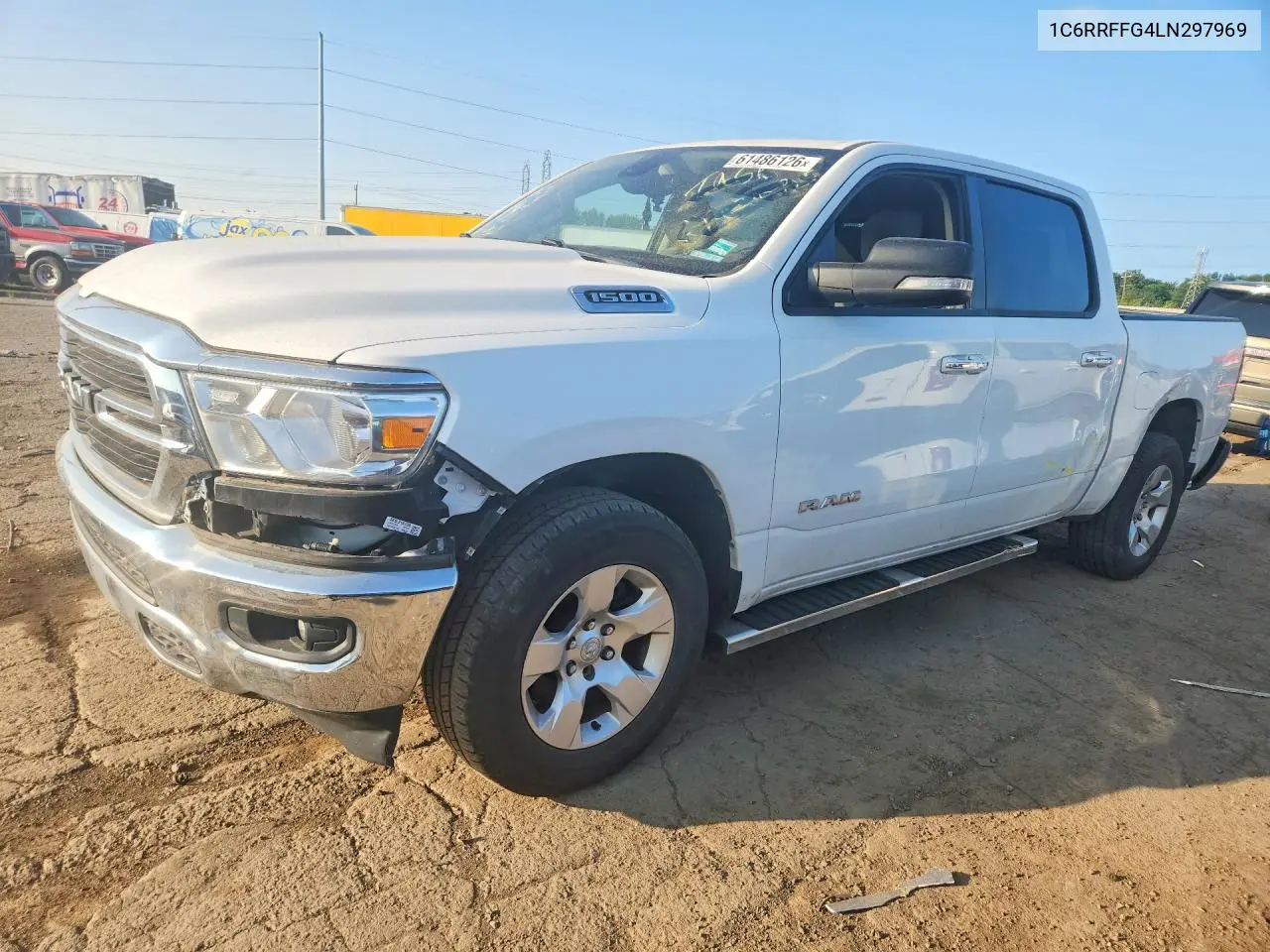 2020 Ram 1500 Big Horn VIN: 1C6RRFFG4LN297969 Lot: 61486126