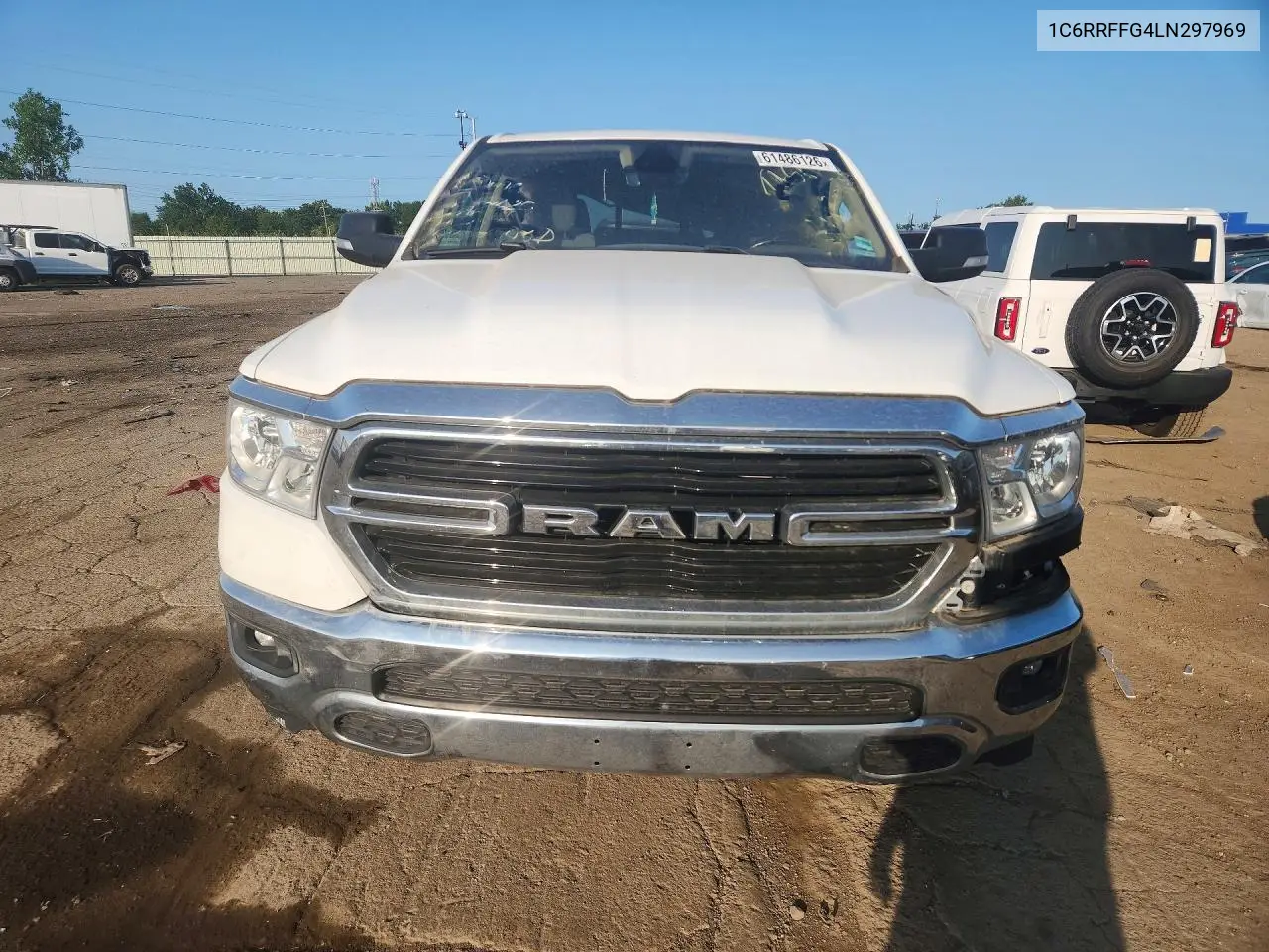 2020 Ram 1500 Big Horn VIN: 1C6RRFFG4LN297969 Lot: 61486126