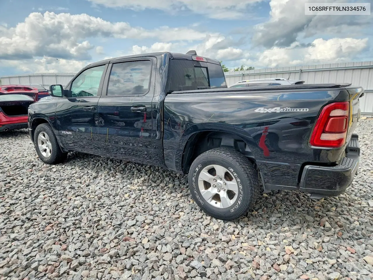 2020 Ram 1500 Big Horn/Lone Star VIN: 1C6SRFFT9LN334576 Lot: 61861256