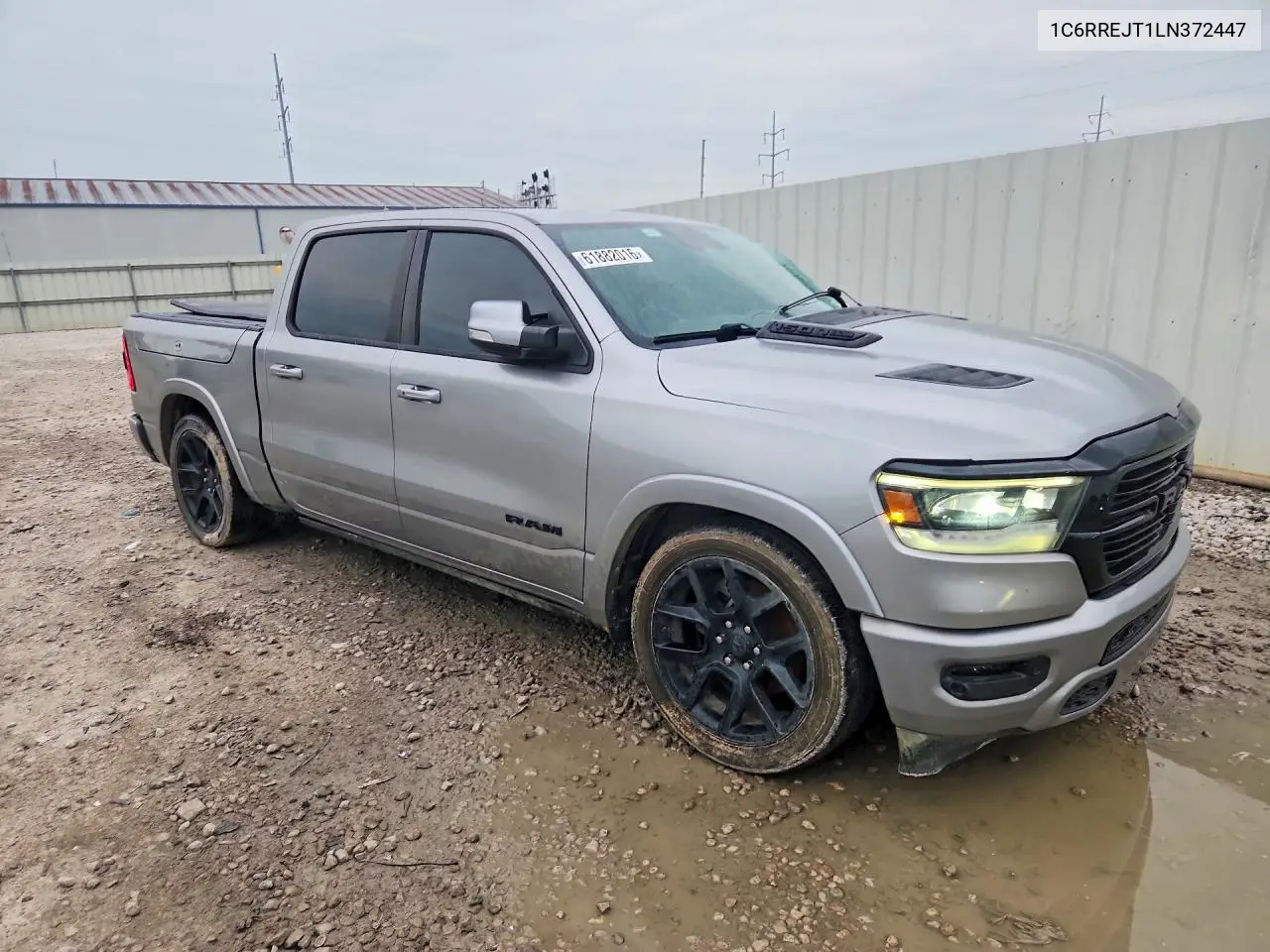 2020 Ram 1500 Laramie VIN: 1C6RREJT1LN372447 Lot: 61882016