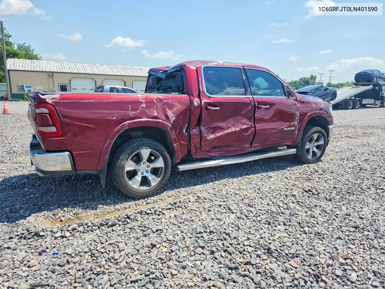 2020 Ram 1500 Laramie VIN: 1C6SRFJT0LN401590 Lot: 61959906