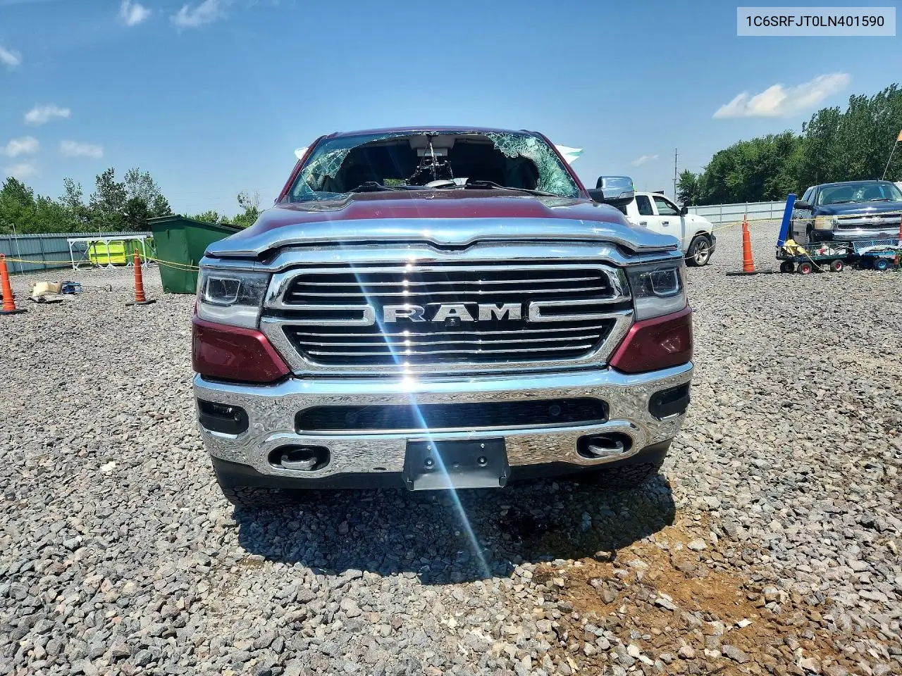2020 Ram 1500 Laramie VIN: 1C6SRFJT0LN401590 Lot: 61959906