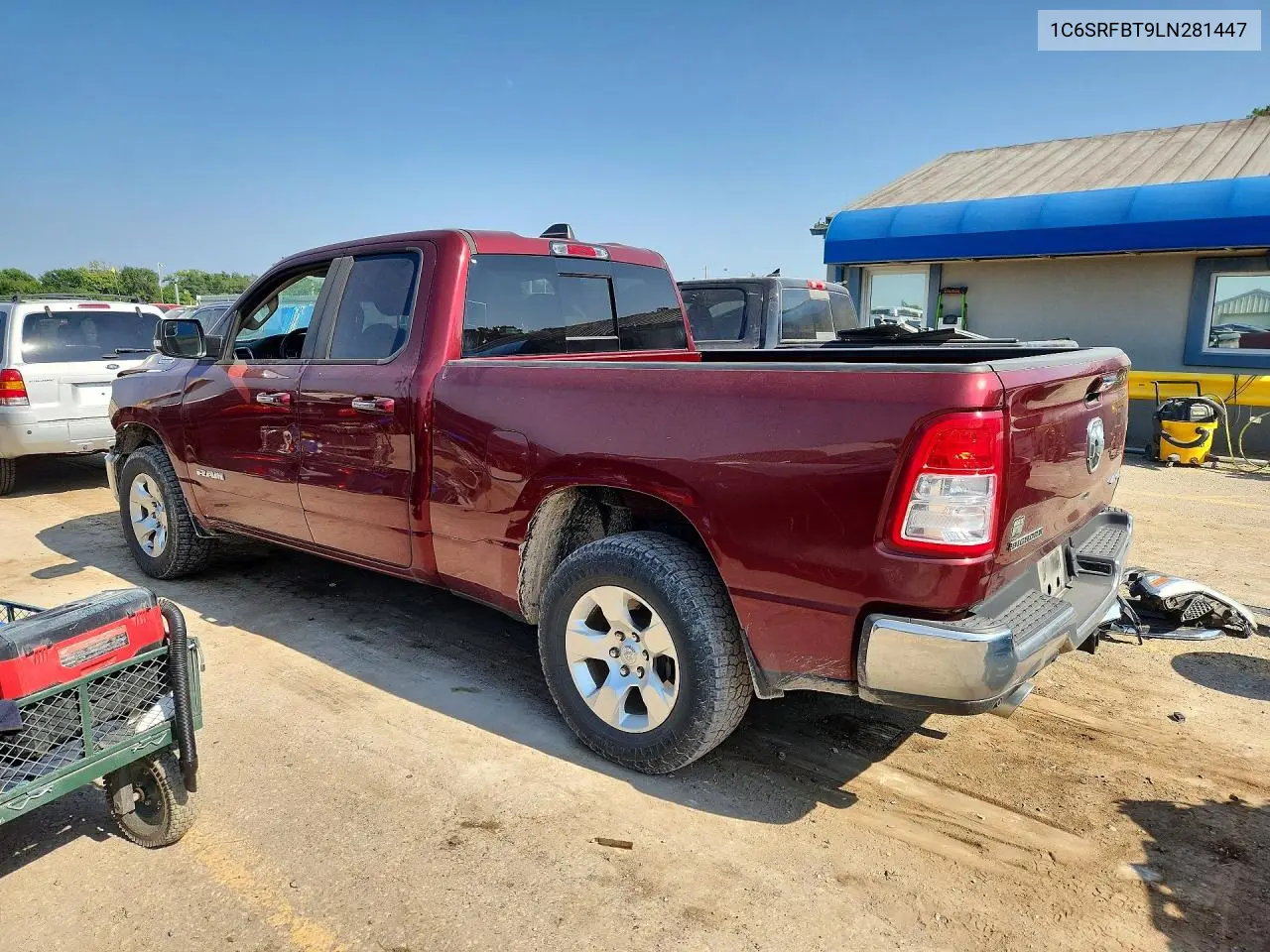 2020 Ram 1500 Big Horn/Lone Star VIN: 1C6SRFBT9LN281447 Lot: 62121546