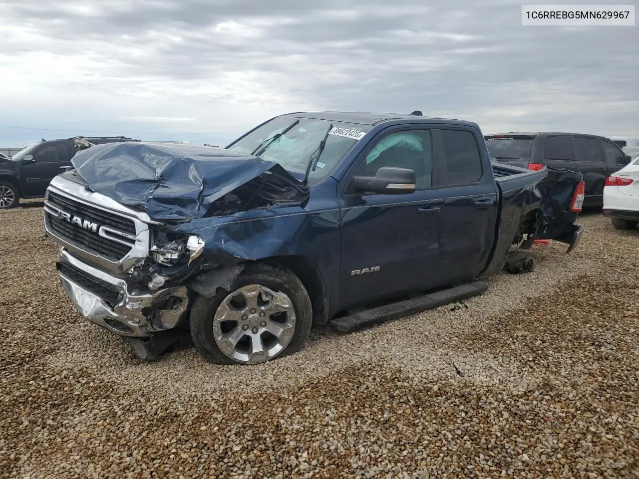 1C6RREBG5MN629967 2021 Ram 1500 Big Horn/Lone Star
