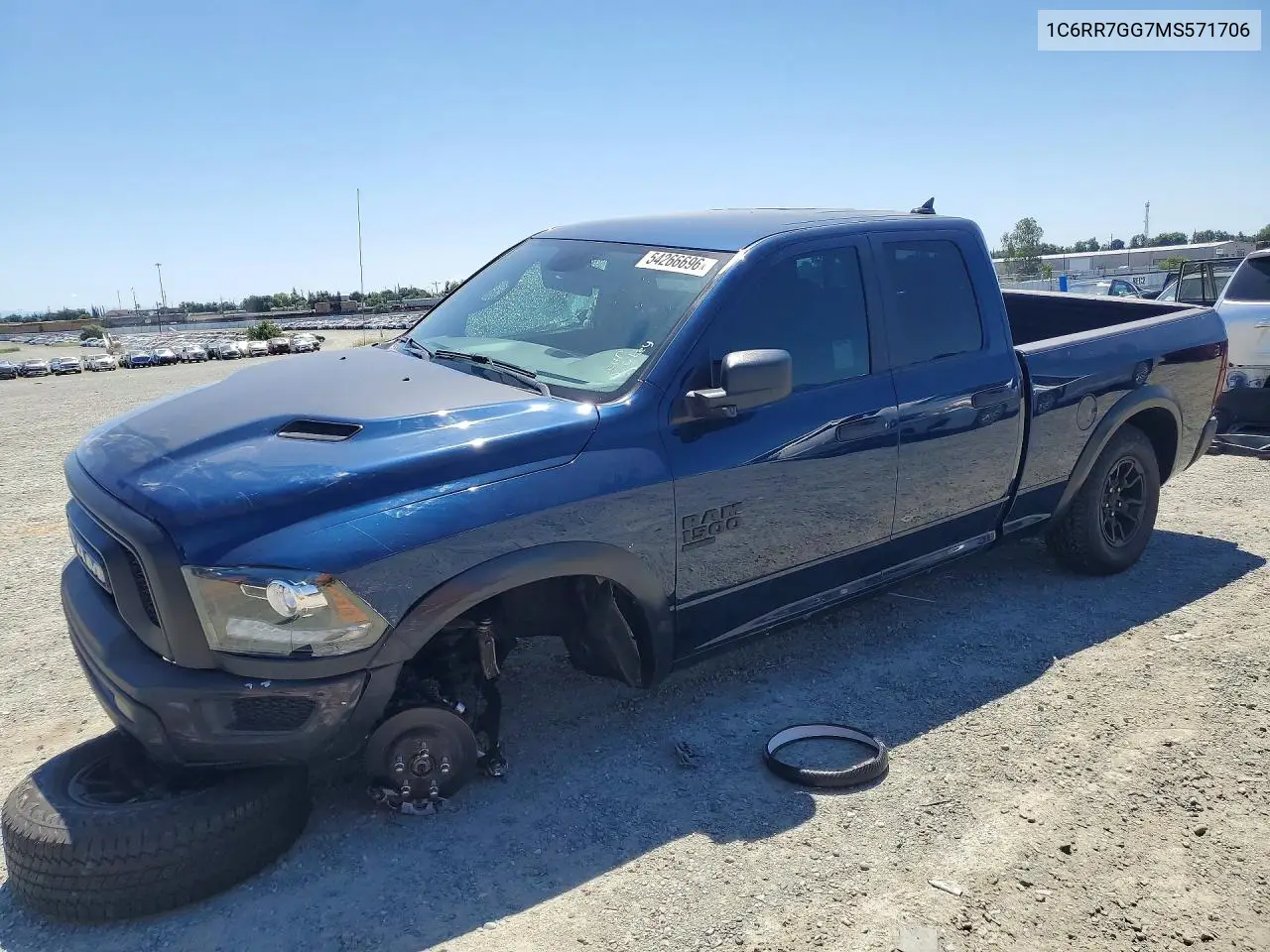 2021 Ram 1500 Classic Slt VIN: 1C6RR7GG7MS571706 Lot: 54266696