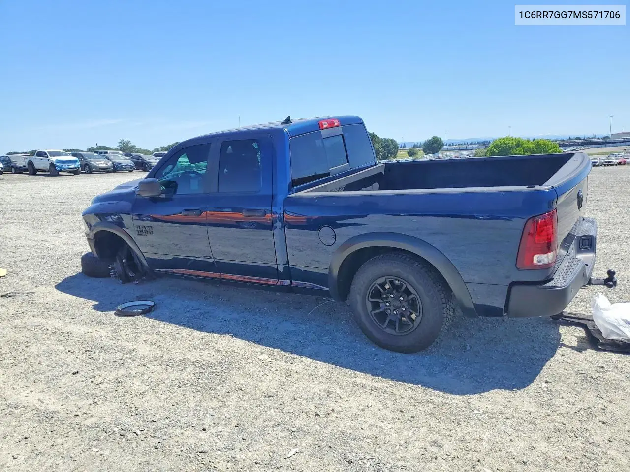 2021 Ram 1500 Classic Slt VIN: 1C6RR7GG7MS571706 Lot: 54266696