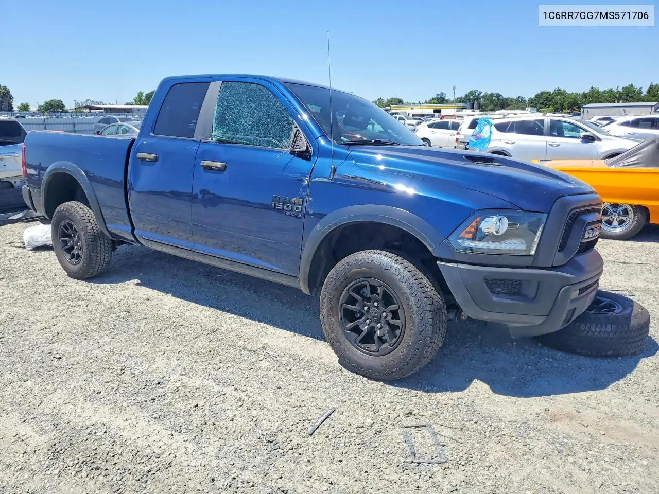 2021 Ram 1500 Classic Slt VIN: 1C6RR7GG7MS571706 Lot: 54266696