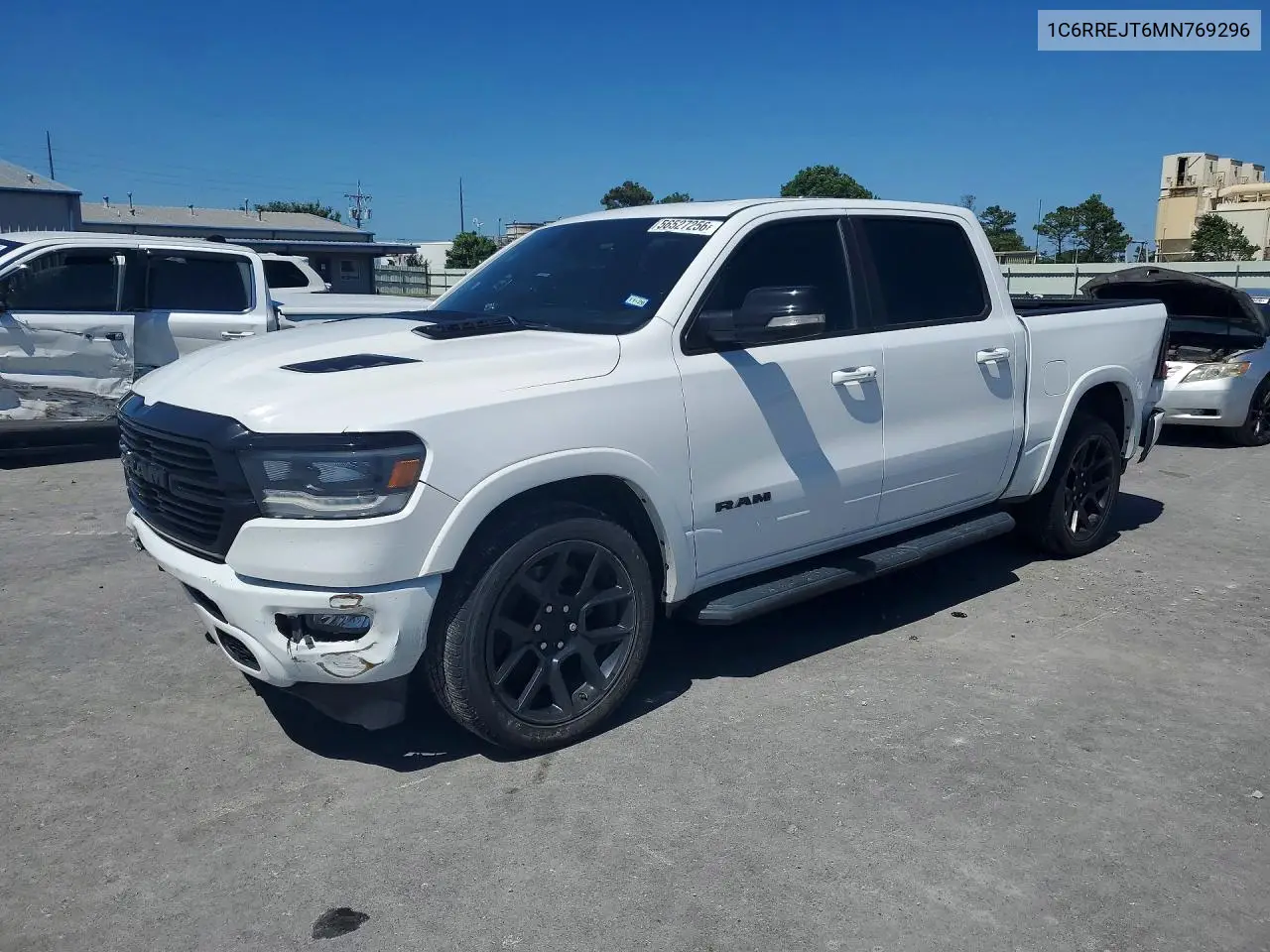 2021 Ram 1500 Laramie VIN: 1C6RREJT6MN769296 Lot: 56527256
