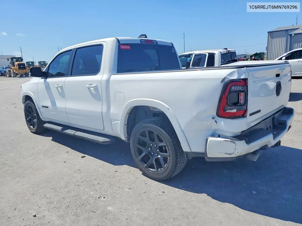 2021 Ram 1500 Laramie VIN: 1C6RREJT6MN769296 Lot: 56527256
