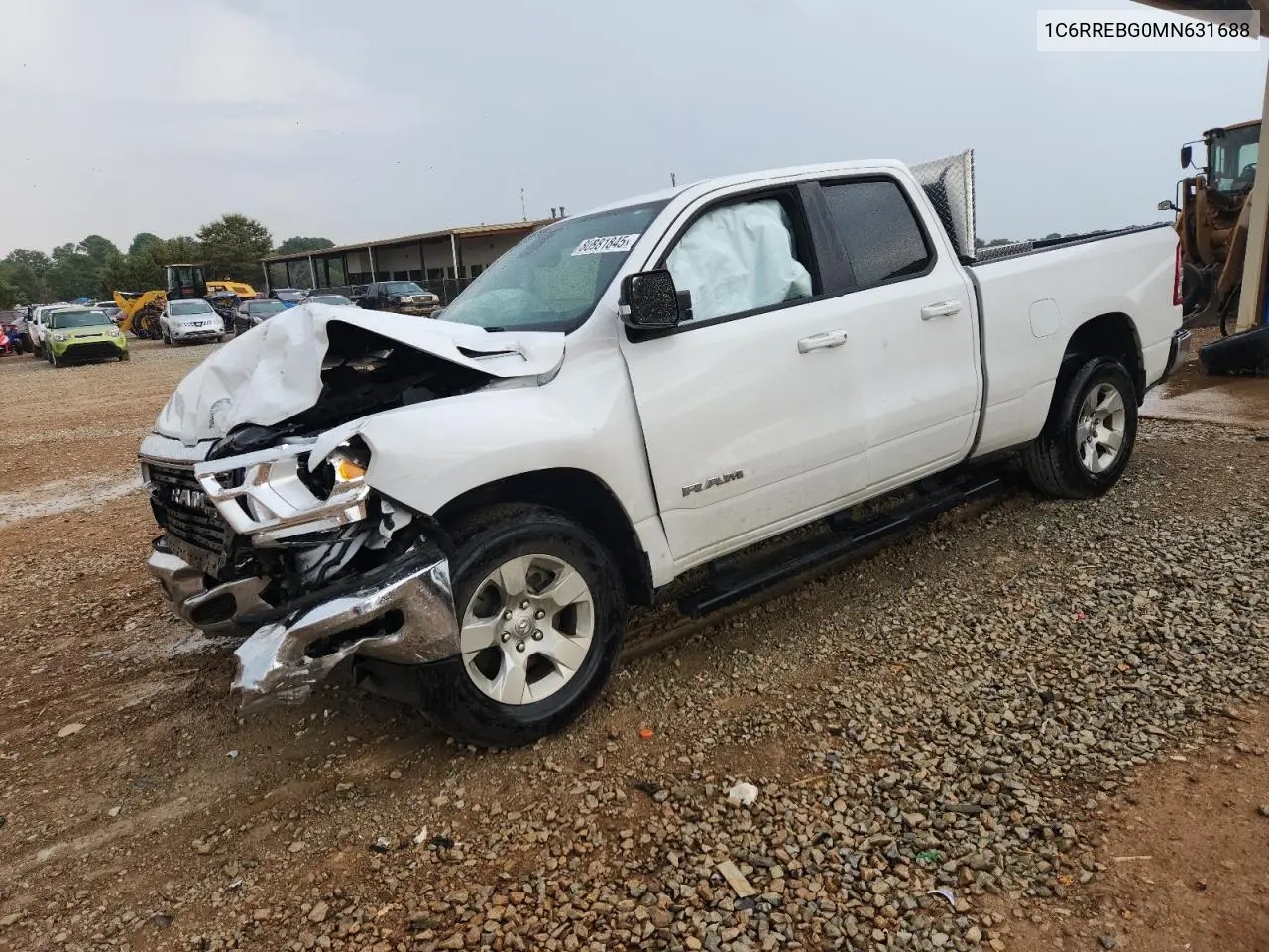 1C6RREBG0MN631688 2021 Ram 1500 Big Horn/Lone Star