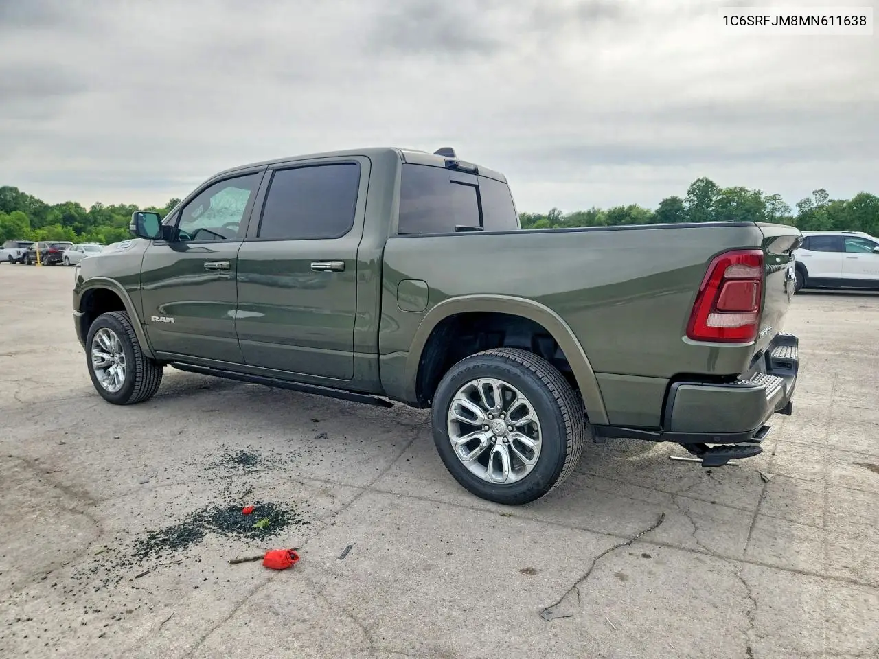 2021 Ram 1500 Laramie VIN: 1C6SRFJM8MN611638 Lot: 57753236