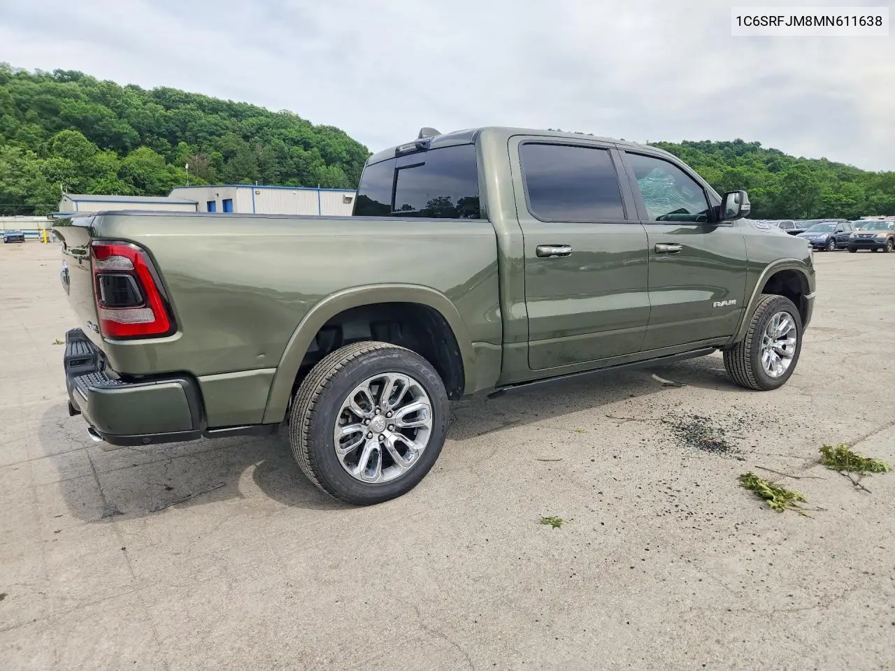 2021 Ram 1500 Laramie VIN: 1C6SRFJM8MN611638 Lot: 57753236