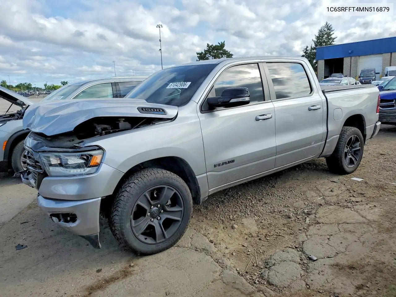 2021 Ram 1500 Big Horn/Lone Star VIN: 1C6SRFFT4MN516879 Lot: 61042906