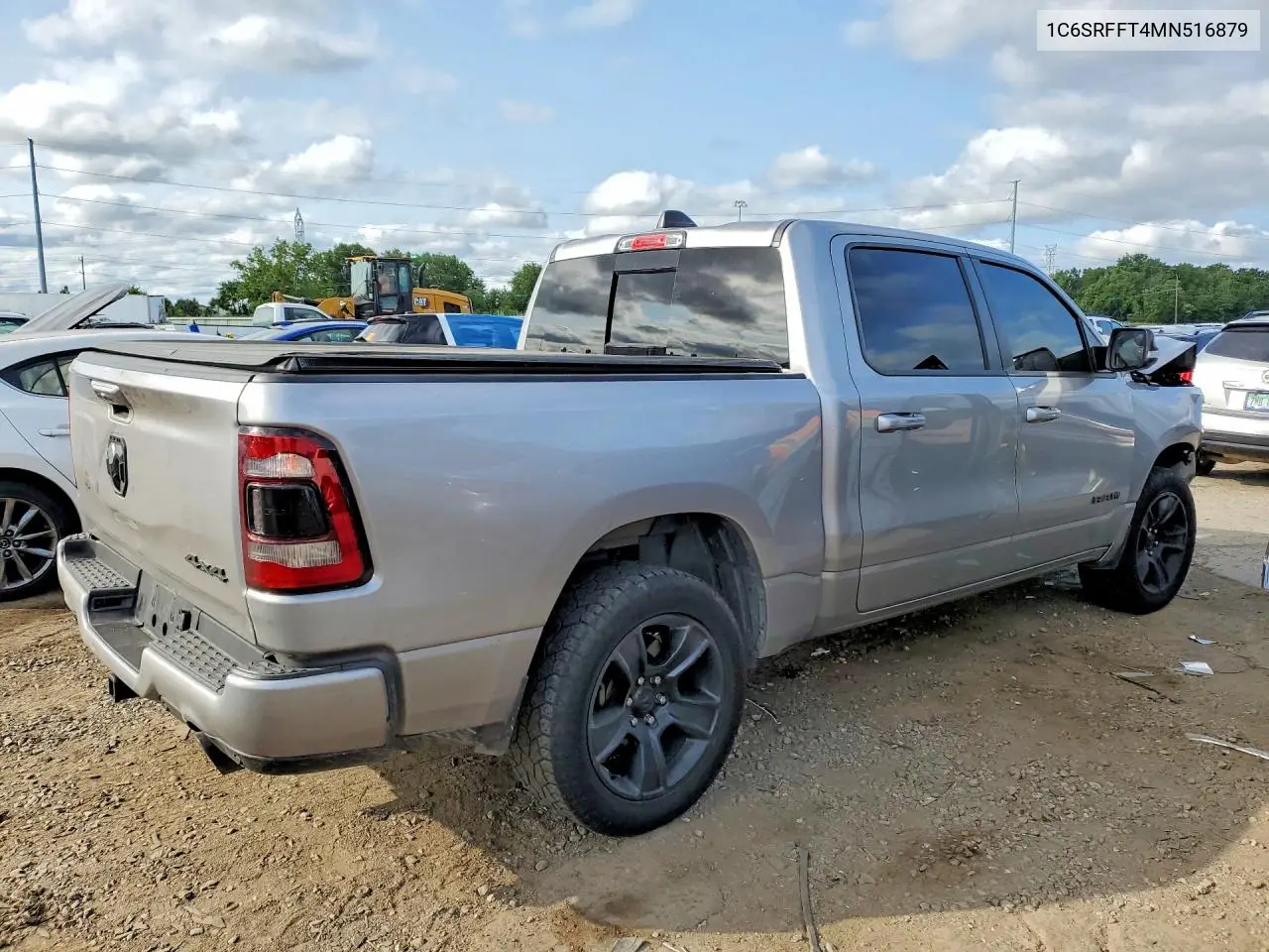 2021 Ram 1500 Big Horn/Lone Star VIN: 1C6SRFFT4MN516879 Lot: 61042906