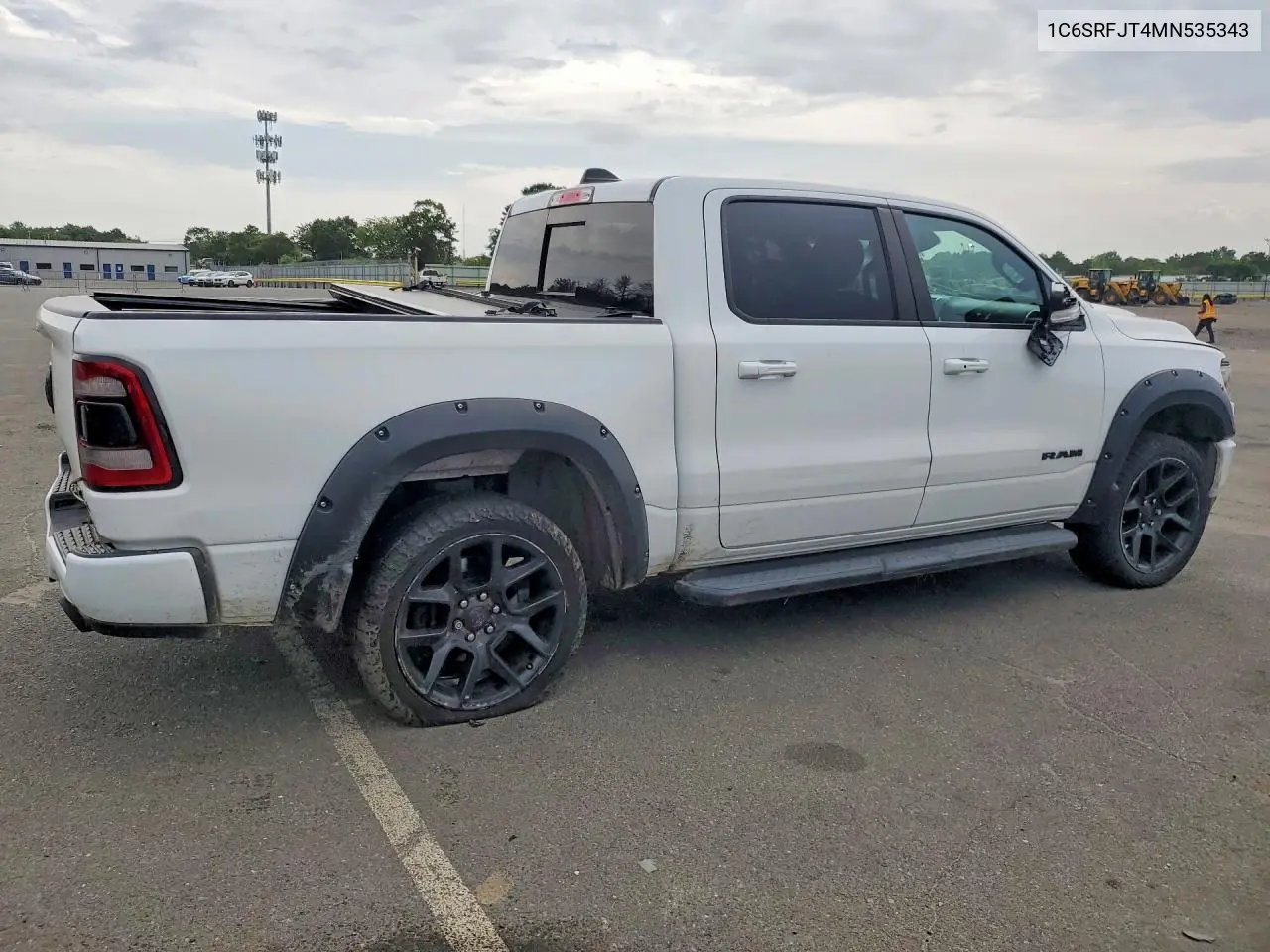 2021 Ram 1500 Laramie VIN: 1C6SRFJT4MN535343 Lot: 61750676