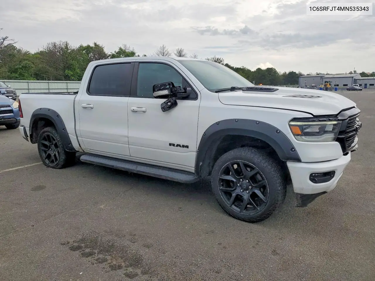 2021 Ram 1500 Laramie VIN: 1C6SRFJT4MN535343 Lot: 61750676