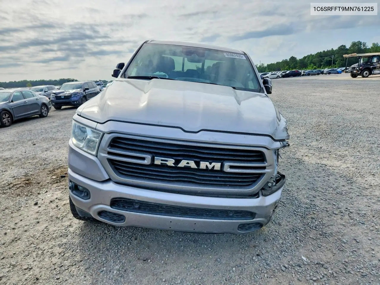 2021 Ram 1500 Big Horn/Lone Star VIN: 1C6SRFFT9MN761225 Lot: 85967435
