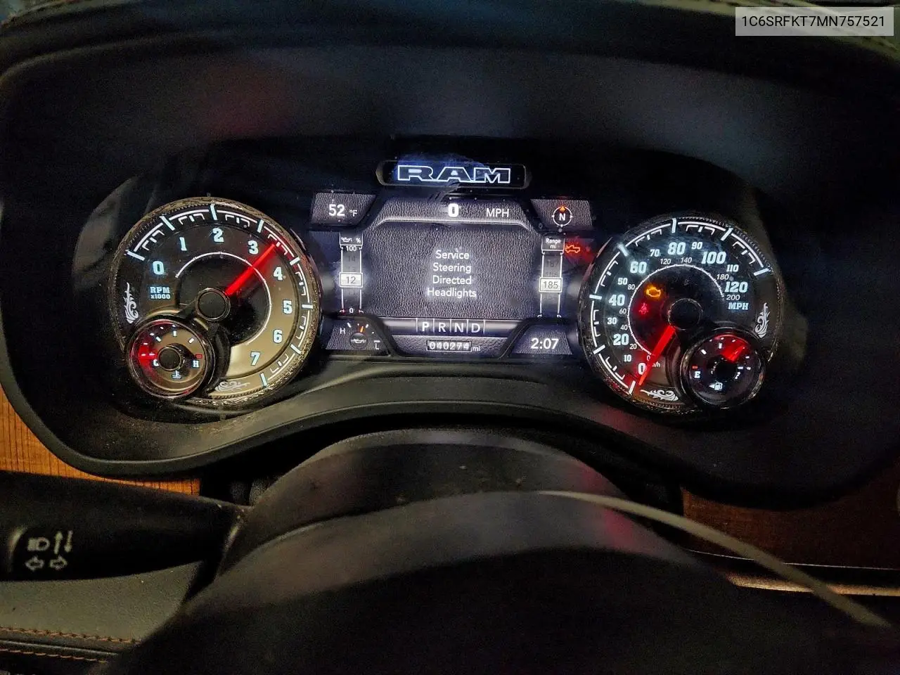 1C6SRFKT7MN757521 2021 Ram 1500 Longhorn