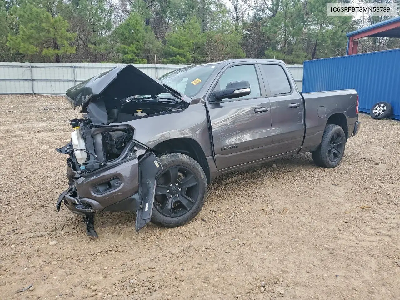 1C6SRFBT3MN537891 2021 Ram 1500 Big Horn/Lone Star