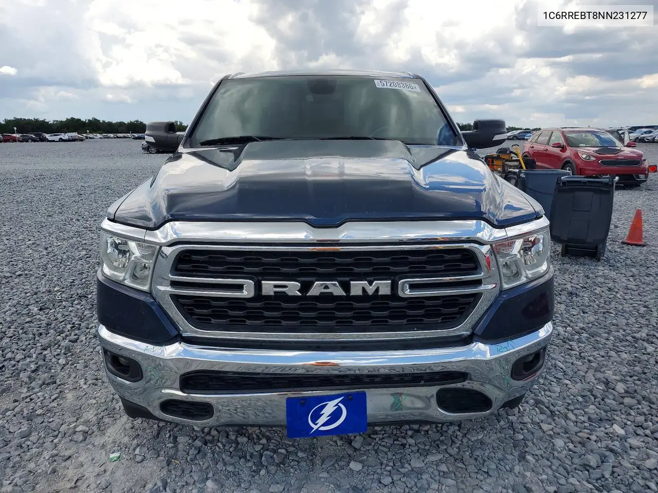 2022 Ram 1500 Big Horn VIN: 1C6RREBT8NN231277 Lot: 57208386