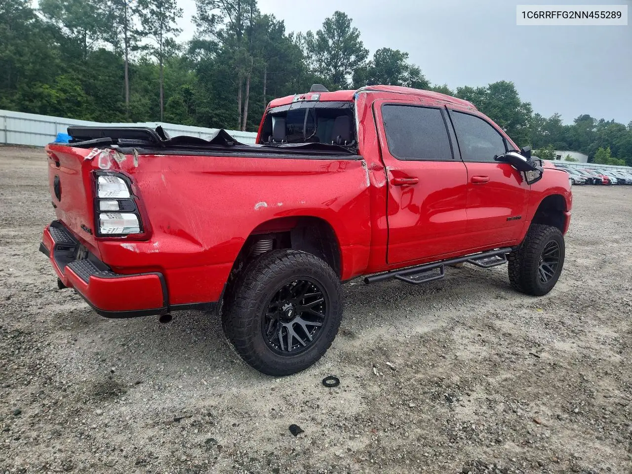 2022 Ram 1500 Big Horn VIN: 1C6RRFFG2NN455289 Lot: 57371716