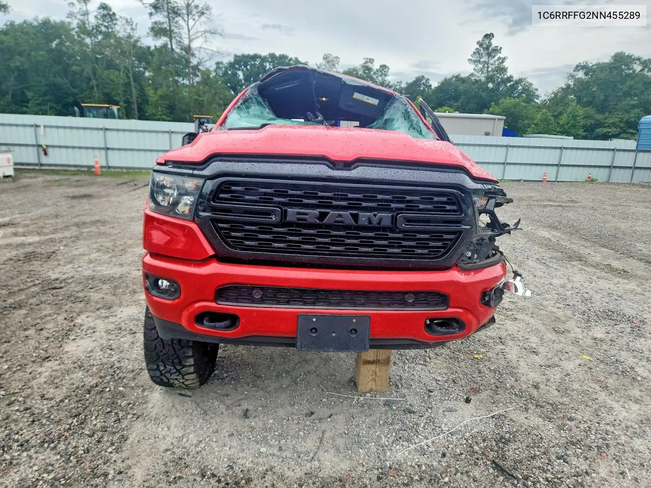 2022 Ram 1500 Big Horn VIN: 1C6RRFFG2NN455289 Lot: 57371716